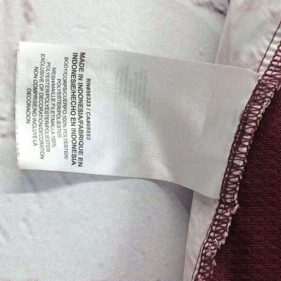 Nike NCAA Virginia Tech Hokies Athletic Shorts Mens Size S Maroon/Tan Athleisure - Picture 6 of 12